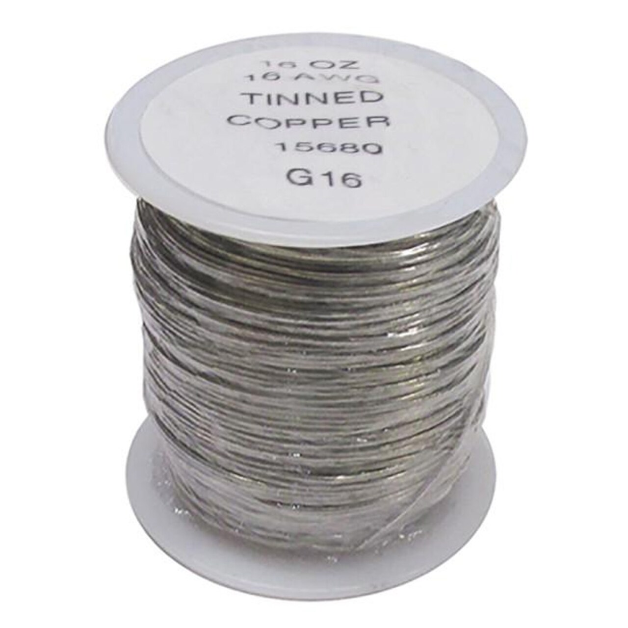 Tinned Copper Wire – 16 Gauge, 1 lb. Spool – Solderable Wire for Glass Art, Jewelry, and Other Projects